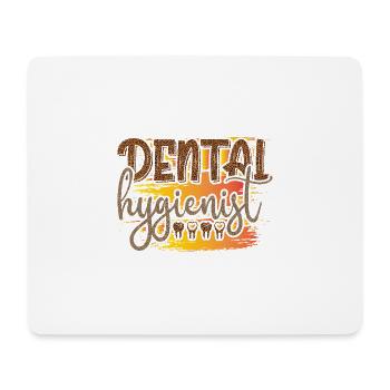 Leopard Hygienist Sunset Script - Mousepad (Querformat) - Weiß - Vorne