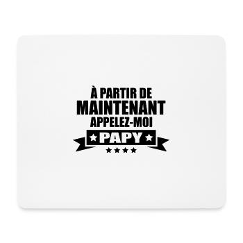 Nennen Sie mich ab jetzt Opa - Mousepad (Querformat) - Weiß - Vorne