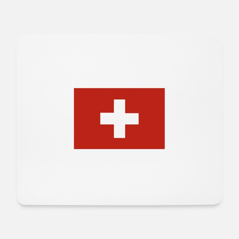 Switzerland - Mouse Pad (horizontal) - white