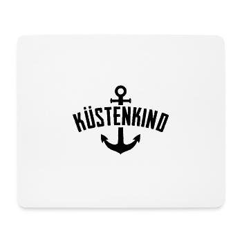 Küstenkind Anker Maritim Meer Leuchtturm Rügen - Mousepad (Querformat) - Weiß - Vorne