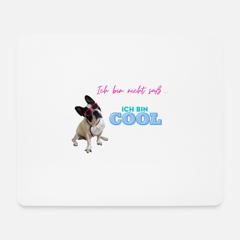 bin nicht süß - Mousepad (Querformat) - Weiß