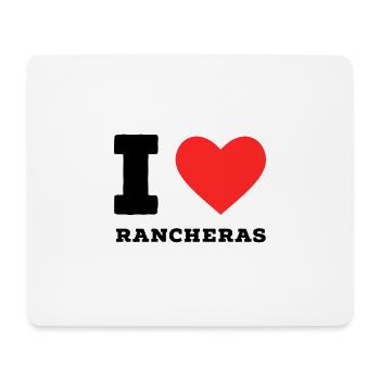 Ich liebe Rancheras - Mousepad (Querformat) - Weiß - Vorne