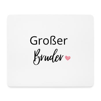 Großer Bruder - Mousepad (Querformat) - Weiß - Vorne