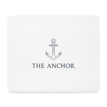 THE ANCHOR. - Mouse Pad (horizontal) - white - Front