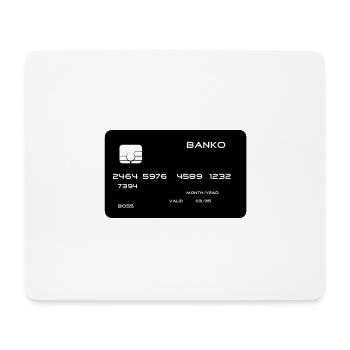 Kreditkarte - Mousepad (Querformat) - Weiß - Vorne