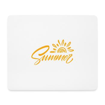 Summer Sunshine Summer - Mouse Pad (horizontal) - white - Front