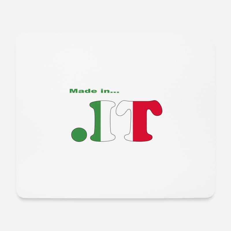 made in italy - Mouse Pad (horizontal) - white