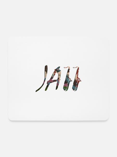Jazz - Mousepad (Querformat) - Weiß