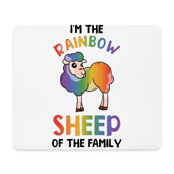 I'm The Rainbow Sheep In The Family Lesbian Love G - Mousepad (Querformat) - Weiß - Vorne