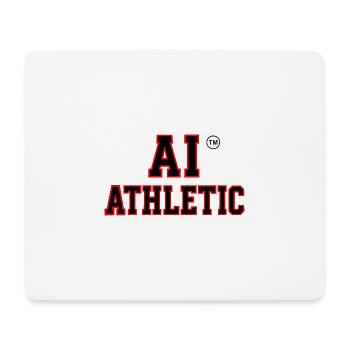 Sporty Letterprint Athletics T-shirt - Mouse Pad (horizontal) - white - Front