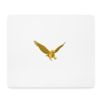 Aigle royal - Tapis de souris (format paysage) - blanc - Devant
