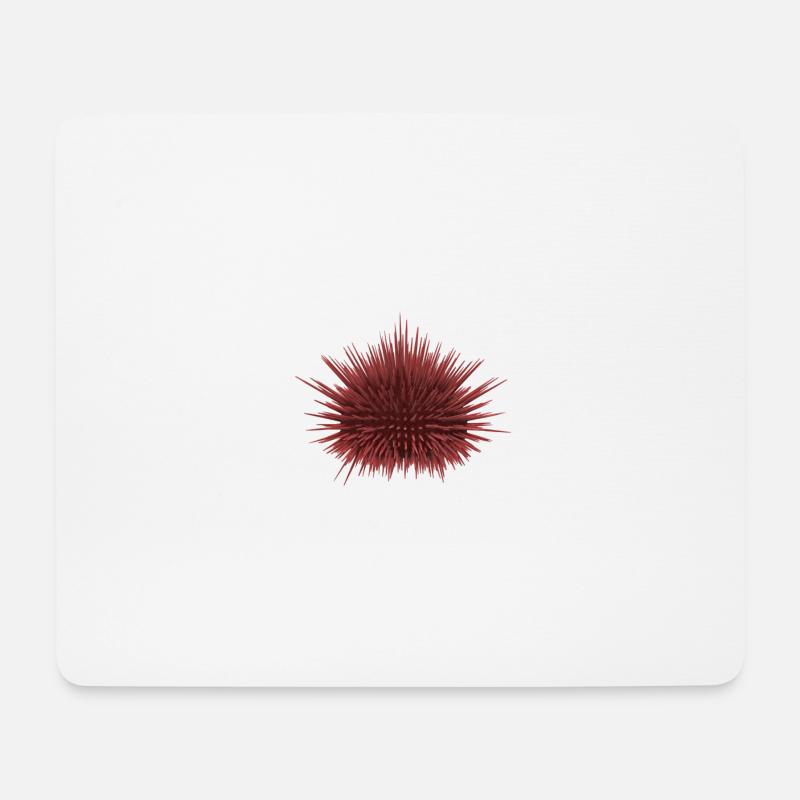 Seeigel - Mousepad (Querformat) - Weiß