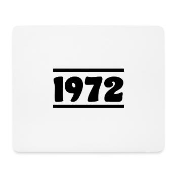 1972 Geburtstag 1972  - Mousepad (Querformat) - Weiß - Vorne