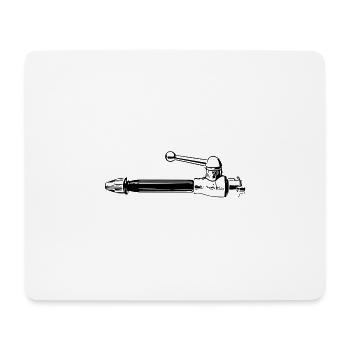 Feuerwehr Spritze - Mousepad (Querformat) - Weiß - Vorne