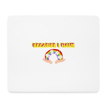 Neurodivergent Queen - Mouse Pad (horizontal) - white - Front