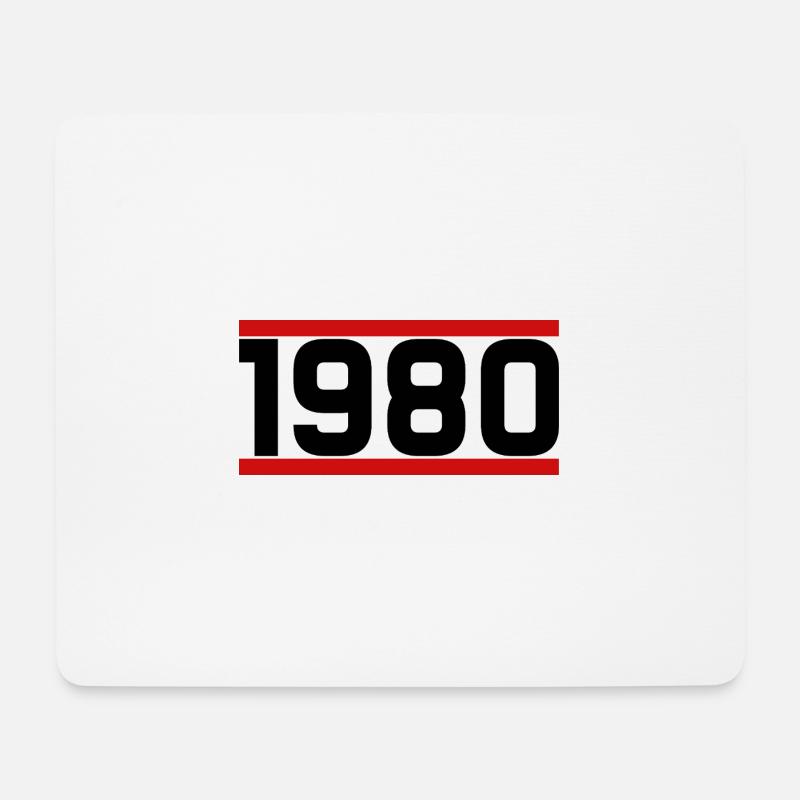Alte Schule 1980 - Mousepad (Querformat) - Weiß