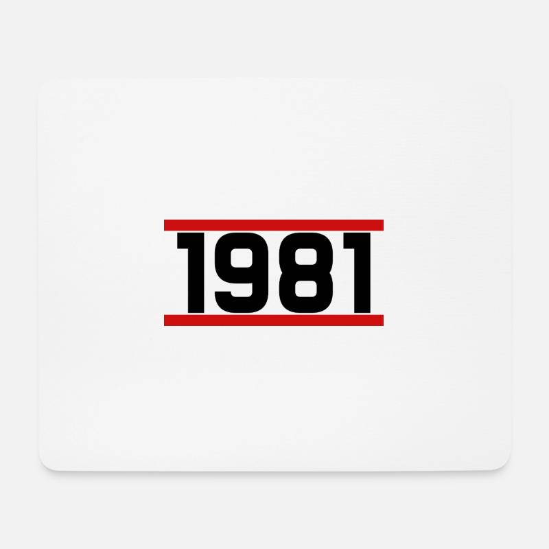 Alte Schule 1981 - Mousepad (Querformat) - Weiß