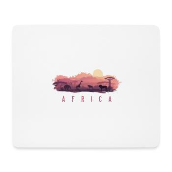 Afrika Landschaft Sahara Wüste Wildnis - Mousepad (Querformat) - Weiß - Vorne