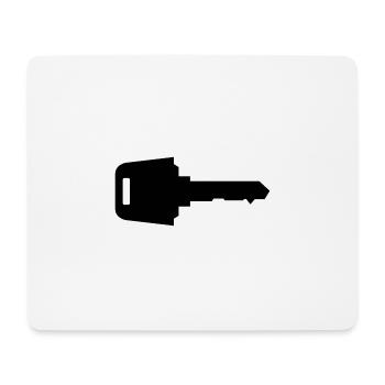 Autoschlüssel - Mousepad (Querformat) - Weiß - Vorne