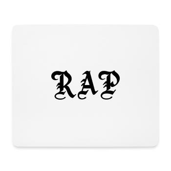 RAP - Tapis de souris (format paysage) - blanc - Devant