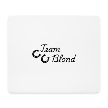 Team Blonde - Mousepad (Querformat) - Weiß - Vorne