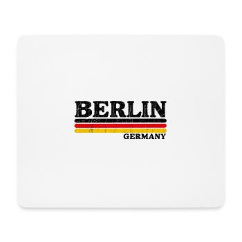 Berlin - Deutschland - Germany - Berliner Bär - Mousepad (Querformat) - Weiß - Vorne