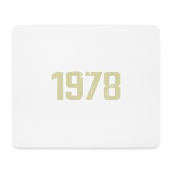 Jubilé 1978 - Tapis de souris (format paysage) - blanc - Devant