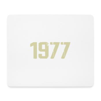 Jubilé 1977 - Tapis de souris (format paysage) - blanc - Devant