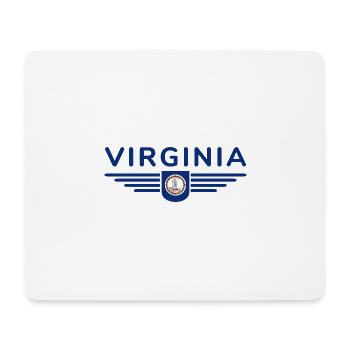 Virginia Fan Shirt – American Spirit - Mouse Pad (horizontal) - white - Front