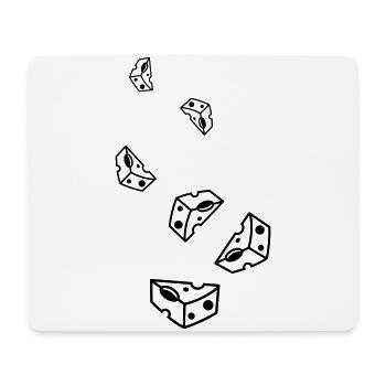 Cheese Symbol - Mouse Pad (horizontal) - white - Front
