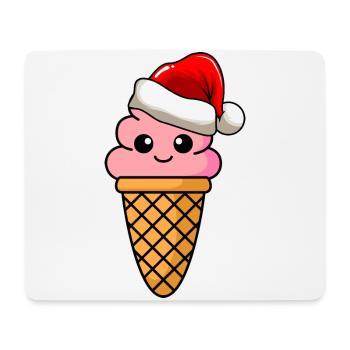 Ice Cream Weihnachten Comic Xmas - Mousepad (Querformat) - Weiß - Vorne