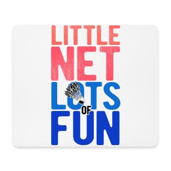 Badminton - Mousepad (Querformat) - Weiß - Vorne