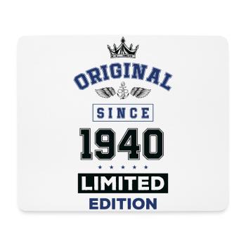 1940 limited edition birthday - Mouse Pad (horizontal) - white - Front