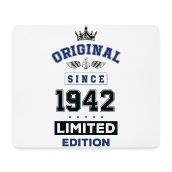 1942 limited edition birthday - Mouse Pad (horizontal) - white - Front