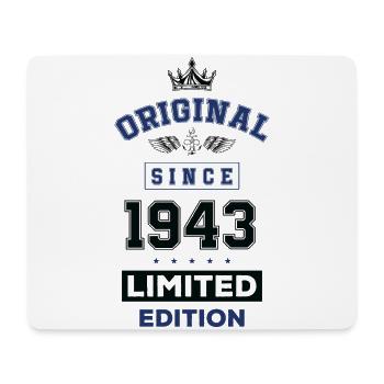 1943 limited edition Geburtstag - Mousepad (Querformat) - Weiß - Vorne