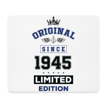 1945 limited edition birthday - Mouse Pad (horizontal) - white - Front