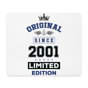 2001 limited edition Geburtstag - Mousepad (Querformat) - Weiß - Vorne