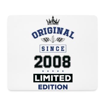 2008 limited edition Geburtstag - Mousepad (Querformat) - Weiß - Vorne