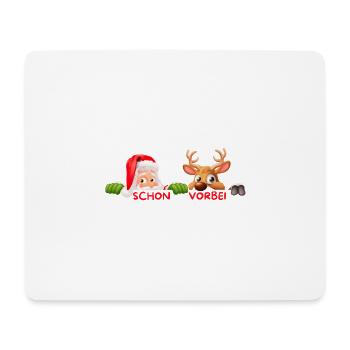 Already over Christmas duo - Mouse Pad (horizontal) - white - Front