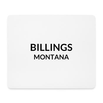 Billings, Montana, USA - Mouse Pad (horizontal) - white - Front