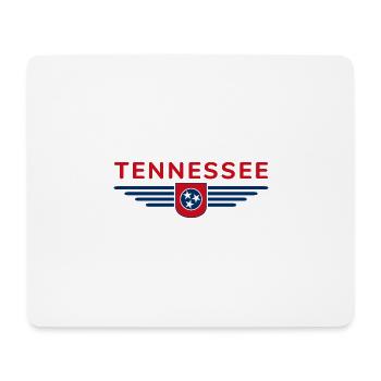 Tennessee Fan T-Shirt – Music & Love of Home - Mouse Pad (horizontal) - white - Front