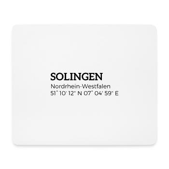 Solingen Nordrhein-Westfalen Koordinaten - Mousepad (Querformat) - Weiß - Vorne
