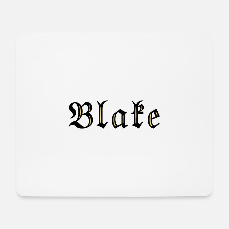 Blake Gold - Mousepad (Querformat) - Weiß