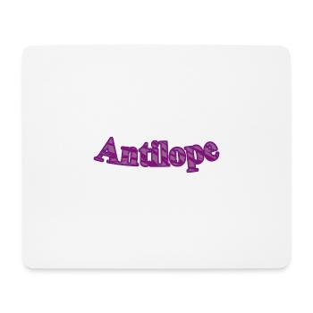 Antilope - Mousepad (Querformat) - Weiß - Vorne