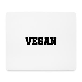 VEGAN - Veganerin - Veganer - Tierliebe - Mousepad (Querformat) - Weiß - Vorne
