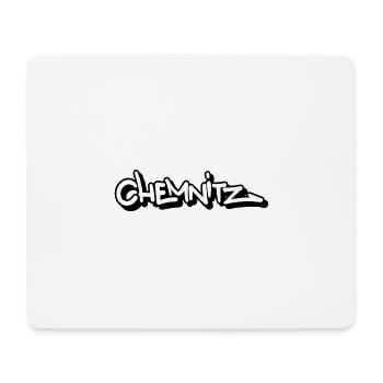 Chemnitz Graffiti Tag - Mousepad (Querformat) - Weiß - Vorne