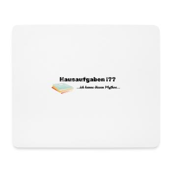 LIEBEVOLL Hausaufgaben-Mythos - Mousepad (Querformat) - Weiß - Vorne