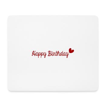 JAHRESTAG. ALLES GUTE ZUM GEBURTSTAG!. ALLES GUTE ZUM GEBURTSTAG! - Mousepad (Querformat) - Weiß - Vorne