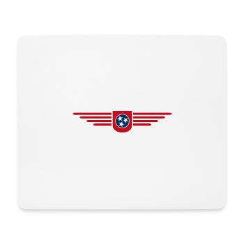 Tennessee Fan T-Shirt – Music & Love of Home - Mouse Pad (horizontal) - white - Front