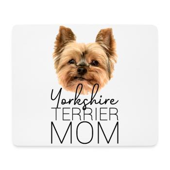 Yorkshire Terrier Mom - Dog Mom Gift - Mouse Pad (horizontal) - white - Front